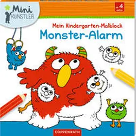  Mein Kindergarten-Malblock: Monster-Alarm | Buch |  Sack Fachmedien