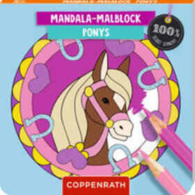  Mandala-Malblock Ponys | Buch |  Sack Fachmedien
