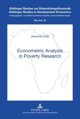 Gräb / Grab |  Econometric Analysis in Poverty Research | eBook | Sack Fachmedien