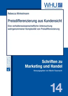 Winkelmann |  Preisdifferenzierung aus Kundensicht | eBook | Sack Fachmedien