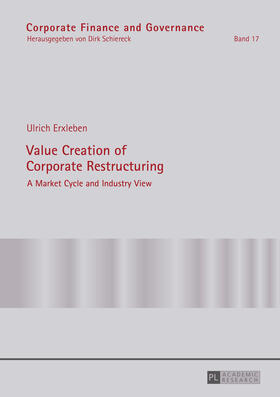 Erxleben |  Value Creation of Corporate Restructuring | eBook | Sack Fachmedien