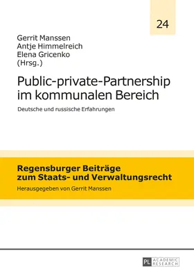 Manssen / Gricenko / Himmelreich |  Public-private-Partnership im kommunalen Bereich | eBook | Sack Fachmedien