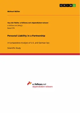 Müller |  Personal Liability in a Partnership | eBook | Sack Fachmedien