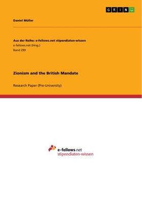 Müller |  Zionism and the British Mandate | Buch |  Sack Fachmedien