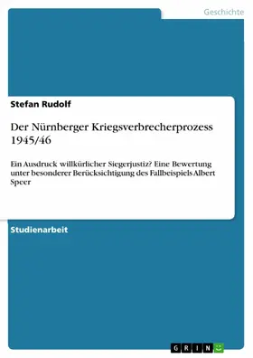 Rudolf |  Der Nürnberger Kriegsverbrecherprozess 1945/46 | eBook | Sack Fachmedien