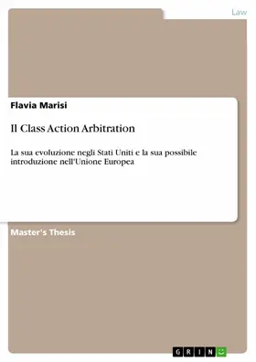 Marisi |  Il Class Action Arbitration | eBook | Sack Fachmedien