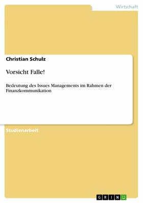 Schulz |  Vorsicht Falle! | eBook | Sack Fachmedien