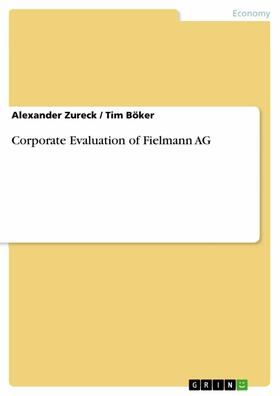 Zureck / Böker |  Corporate Evaluation of Fielmann AG | eBook | Sack Fachmedien