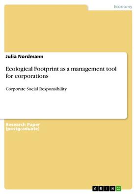 Nordmann |  Ecological Footprint as a management tool for corporations | eBook | Sack Fachmedien