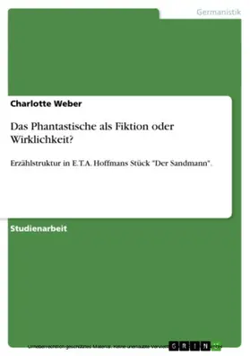 Weber |  Das Phantastische als Fiktion oder Wirklichkeit? | eBook | Sack Fachmedien