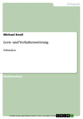 Knoll |  Lern- und Verhaltensstörung | eBook | Sack Fachmedien