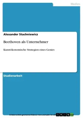 Stachniewicz |  Beethoven als Unternehmer | eBook | Sack Fachmedien