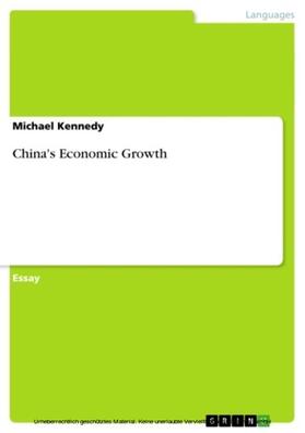 Kennedy |  China's Economic Growth | eBook | Sack Fachmedien