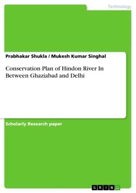 Singhal / Shukla |  Conservation Plan of Hindon River In Between Ghaziabad and Delhi | Buch |  Sack Fachmedien