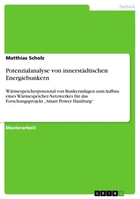 Scholz |  Potenzialanalyse von innerstädtischen Energiebunkern | Buch |  Sack Fachmedien