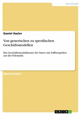 Hasler |  Von generischen zu spezifischen Geschäftsmodellen | eBook | Sack Fachmedien