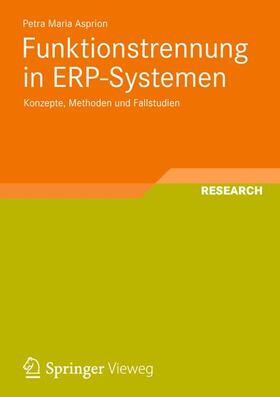 Asprion |  Funktionstrennung in ERP-Systemen | Buch |  Sack Fachmedien
