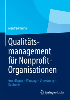 Bruhn |  Qualitätsmanagement für Nonprofit-Organisationen | eBook | Sack Fachmedien