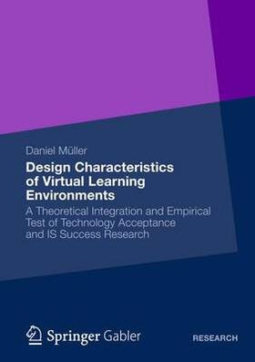 Müller |  Design Characteristics of Virtual Learning Environments | Buch |  Sack Fachmedien