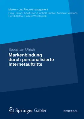 Ullrich |  Markenbindung durch personalisierte Internetauftritte | eBook | Sack Fachmedien