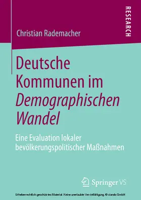 Rademacher |  Deutsche Kommunen im Demographischen Wandel | eBook | Sack Fachmedien