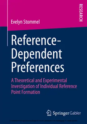 Stommel | Reference-Dependent Preferences | E-Book | sack.de