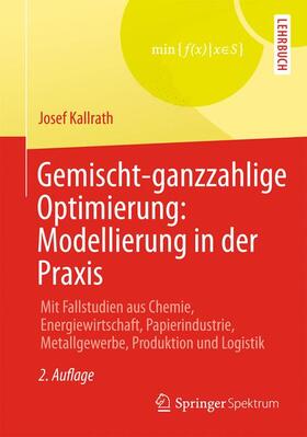 Kallrath |  Gemischt-ganzzahlige Optimierung: Modellierung in der Praxis | Buch |  Sack Fachmedien