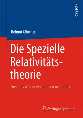 Gunther |  Die Spezielle Relativitätstheorie | Buch |  Sack Fachmedien