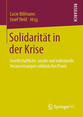 Held / Billmann |  Solidarität in der Krise | Buch |  Sack Fachmedien