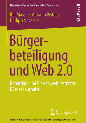 Masser / Pistoia / Nitzsche |  Bürgerbeteiligung und Web 2.0 | eBook | Sack Fachmedien