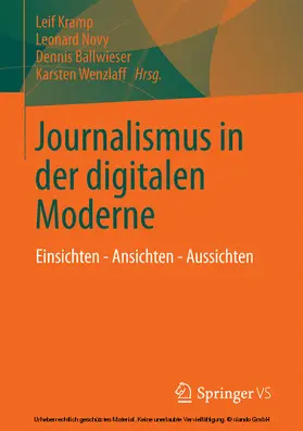 Kramp / Novy / Ballwieser |  Journalismus in der digitalen Moderne | eBook | Sack Fachmedien