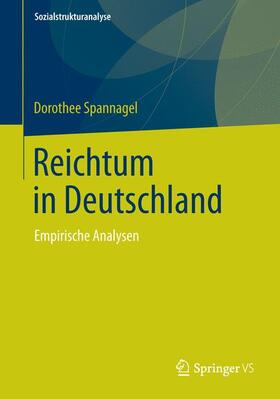 Spannagel |  Reichtum in Deutschland | Buch |  Sack Fachmedien