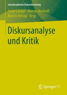 Langer / Reisigl / Nonhoff |  Diskursanalyse und Kritik | Buch |  Sack Fachmedien