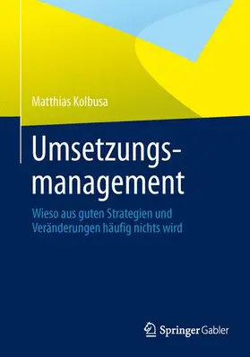 Kolbusa |  Umsetzungsmanagement | Buch |  Sack Fachmedien