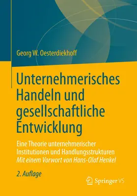 Oesterdiekhoff |  Unternehmerisches Handeln und gesellschaftliche Entwicklung | Buch |  Sack Fachmedien