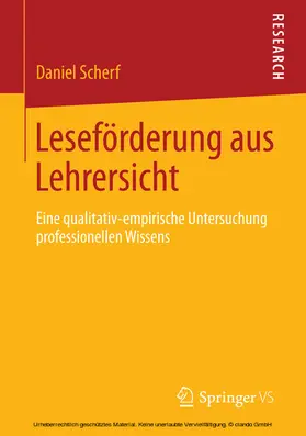 Scherf |  Leseförderung aus Lehrersicht | eBook | Sack Fachmedien