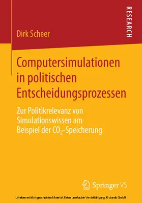 Scheer |  Computersimulationen in politischen Entscheidungsprozessen | eBook | Sack Fachmedien