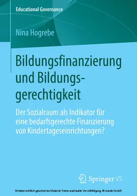 Hogrebe |  Bildungsfinanzierung und Bildungsgerechtigkeit | eBook | Sack Fachmedien