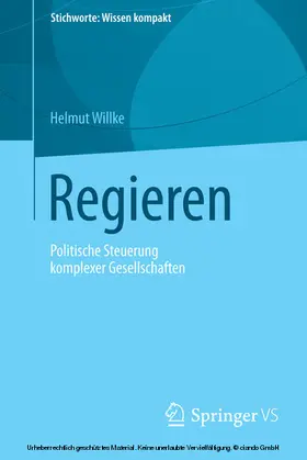 Willke |  Regieren | eBook | Sack Fachmedien