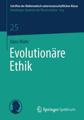 Mohr |  Evolutionäre Ethik | Buch |  Sack Fachmedien
