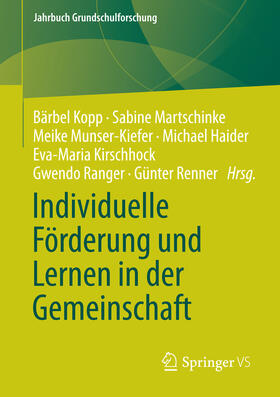 Kopp / Martschinke / Munser-Kiefer |  Individuelle Förderung und Lernen in der Gemeinschaft | eBook | Sack Fachmedien