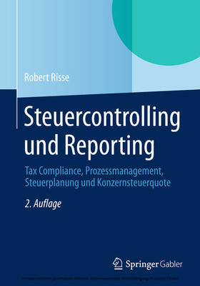 Risse |  Steuercontrolling und Reporting | eBook | Sack Fachmedien