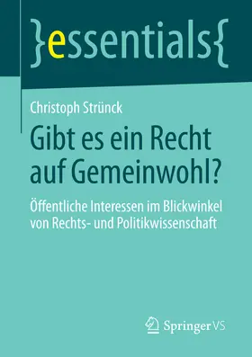 Strünck |  Gibt es ein Recht auf Gemeinwohl? | eBook | Sack Fachmedien