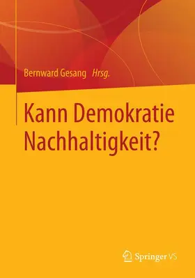 Gesang | Kann Demokratie Nachhaltigkeit? | Buch | 978-3-658-04894-5 | sack.de