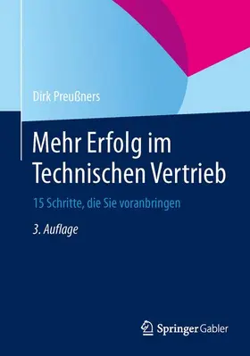 Preußners |  Mehr Erfolg im Technischen Vertrieb | Buch |  Sack Fachmedien