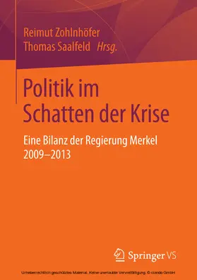 Zohlnhöfer / Saalfeld |  Politik im Schatten der Krise | eBook | Sack Fachmedien