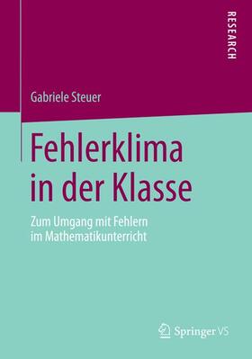 Steuer |  Fehlerklima in der Klasse | Buch |  Sack Fachmedien