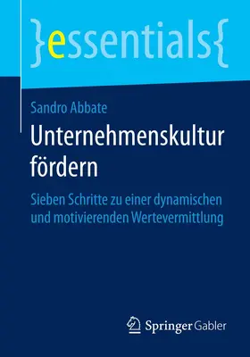 Abbate |  Unternehmenskultur fördern | Buch |  Sack Fachmedien