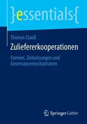 Clauß |  Zuliefererkooperationen | eBook | Sack Fachmedien