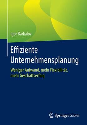 Barkalov |  Effiziente Unternehmensplanung | Buch |  Sack Fachmedien